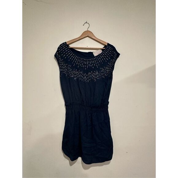 Rory Beca Mini Dress Waist Blue Green Size Small - Picture 1 of 5